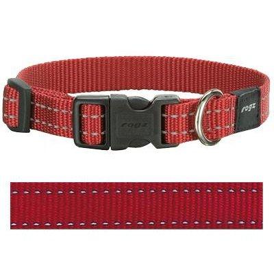 Rogz For Dogs Snake Halsband Rood 16 MMX26-40 CM - Dogzoo