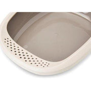 Savic Kattenbak Happy Planet Gizmo Met Rand Mocca / Warmgrijs