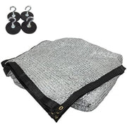 Schaduwdoek vierkant - Schaduwdoek rechthoek - Aluminium - Incl. magnetische haken - Zonnescherm - Zonnescherm auto