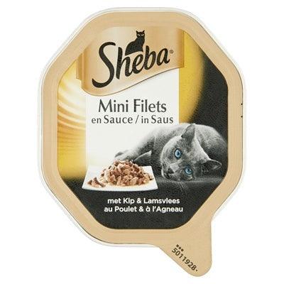 Sheba Alu Mini Filets Kip / Lam In Saus 85 GR 22 stuks - Dogzoo