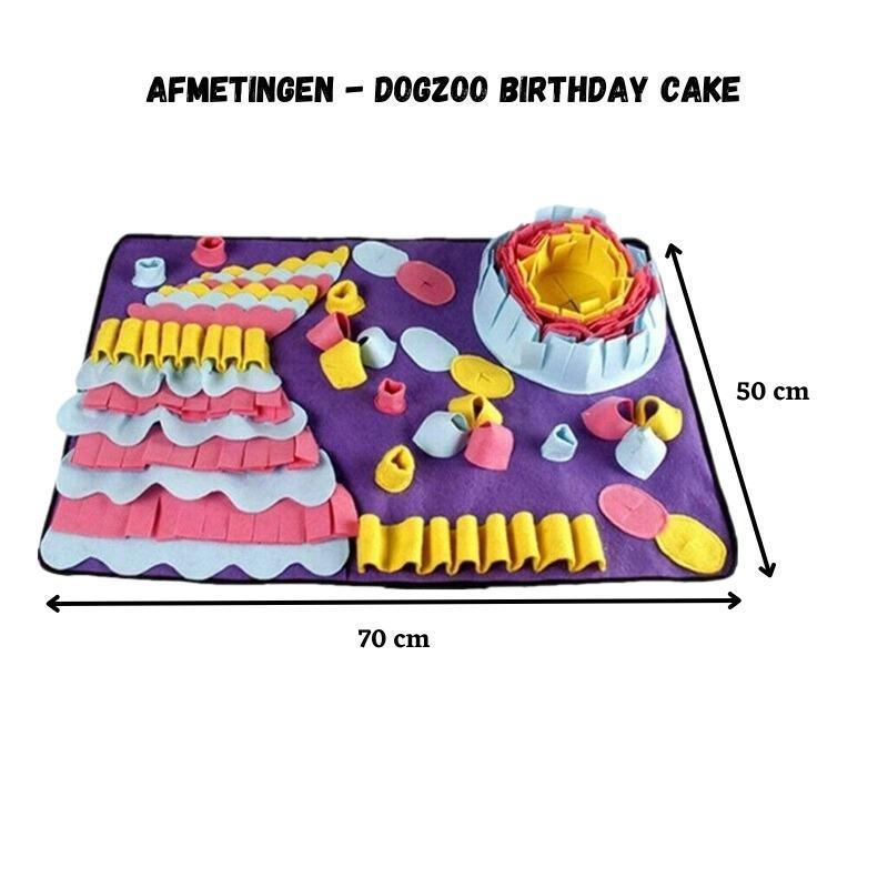 Snuffelmat Birthday Cake 80 x 40cm