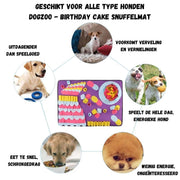 Snuffelmat Birthday Cake 80 x 40cm