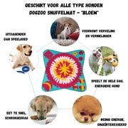 Snuffelmat Bloem 70 x 70cm