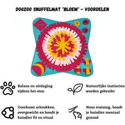 Snuffelmat Bloem 70 x 70cm