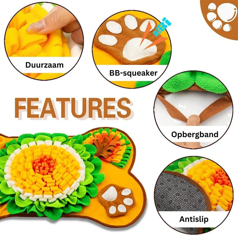 Snuffelmat Wortel Wroeter 65 x 42cm