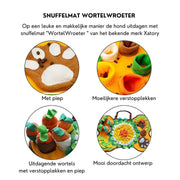Snuffelmat Wortel Wroeter 65 x 42cm