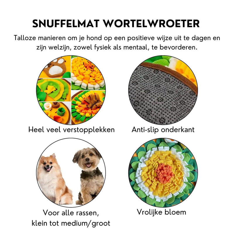 Snuffelmat Wortel Wroeter 65 x 42cm