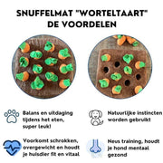 Snuffelmat Worteltaart 35 x 35cm