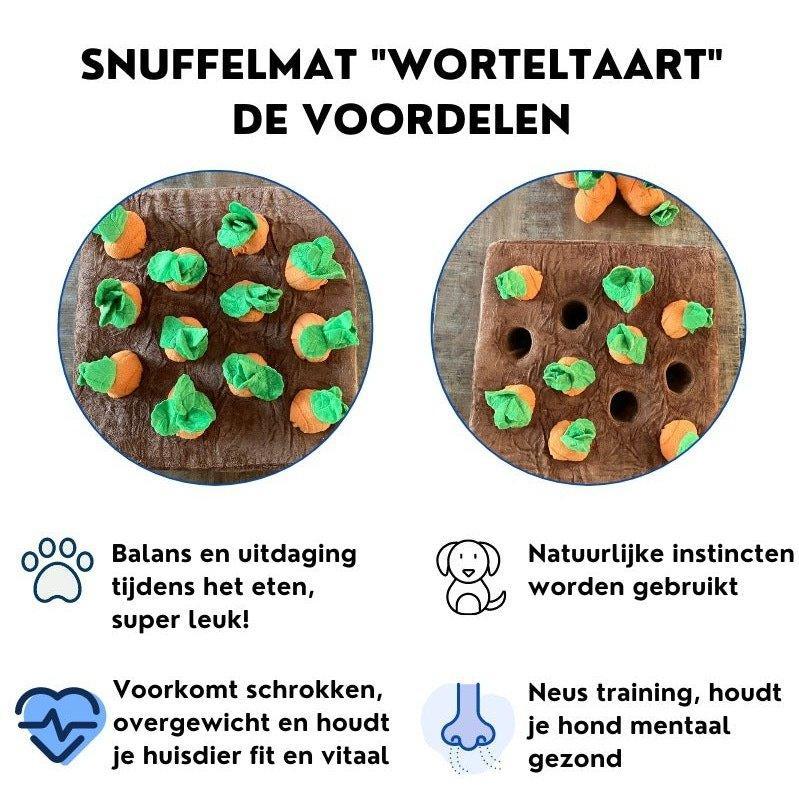 Snuffelmat Worteltaart 35 x 35cm