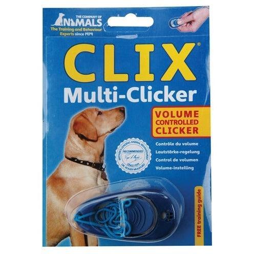 The Company Of Animals Coa Clix Multi-Clicker 3 Tonig Blauw