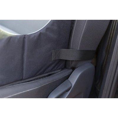 Trixie Autostoel Hond Dubbel Zwart / Grijs