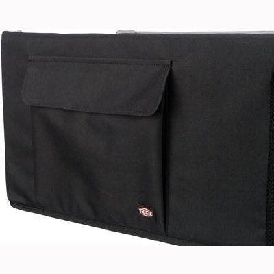 Trixie Autostoel Hond Dubbel Zwart / Grijs