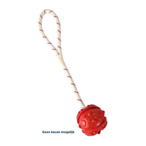 Trixie Bal Aan Touw Natuurrubber Drijvend Assorti