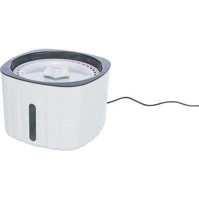 Trixie Drinkfontein Flower Kunststof Wit / Grijs