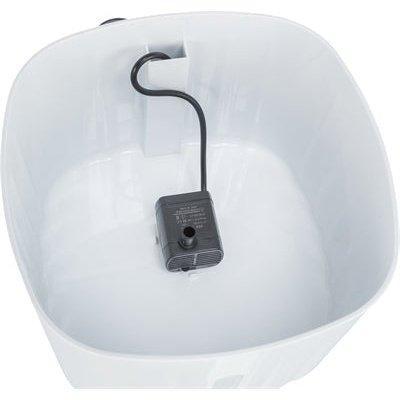 Trixie Drinkfontein Flower Kunststof Wit / Grijs