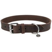 Trixie Halsband Hond Rustic Vetleer Donkerbruin