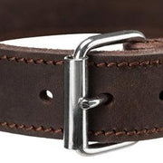Trixie Halsband Hond Rustic Vetleer Donkerbruin