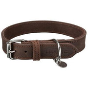 Trixie Halsband Hond Rustic Vetleer Donkerbruin