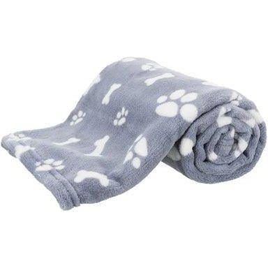 Trixie Hondendeken Kenny Fleece Bot / Pootjes Blauw