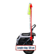 Trixie Hondenfietskar Opvouwbaar Grijs