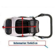 Trixie Hondenfietskar Opvouwbaar Grijs