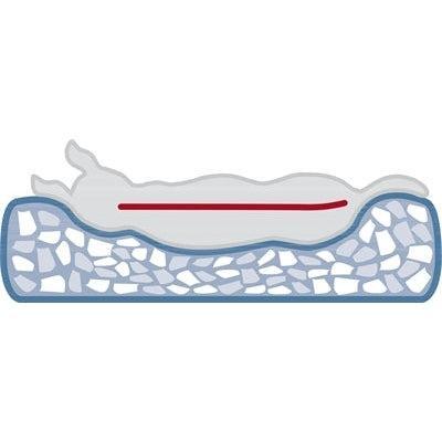 Trixie Hondenmand Huis Noah Vitaal Schuimrubber Lichtgrijs