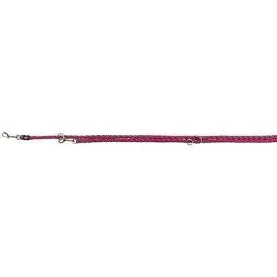 Trixie Hondenriem Cavo Verstelbaar Fuchsia / Grijs
