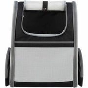 Trixie Hondentas Rugtas Chloe Lichtgrijs / Zwart