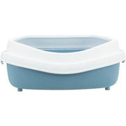 Trixie Kattenbak Primo Met Rand Blauw / Wit