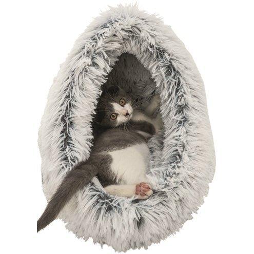 Trixie Kattenmand Iglo Harvey Grijs / Wit-Zwart