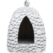 Trixie Kattenmand Iglo Mila Pluche Wit / Grijs