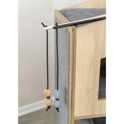 Trixie Kattenspeelgoed Speelhengel Met Halter Citystyle Vilt / Hout