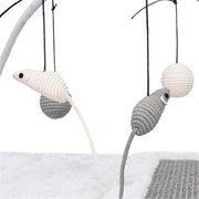 Trixie Krabmat Met Speeltjes Aan Koord Grijs