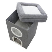 Trixie Krabpaal Cat Tower Saul Grijs