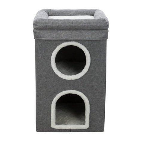 Trixie Krabpaal Cat Tower Saul Grijs