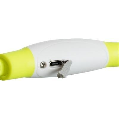Trixie Lichtgevende Halsband Usb Flash Light Oplaadbaar Tpu Groen
