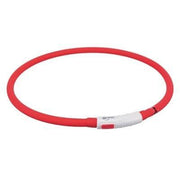Trixie Lichtgevende Halsband Usb Flash Light Oplaadbaar Tpu Rood