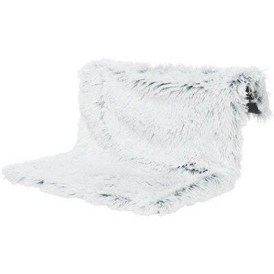 Trixie Radiator Hangmat Harvey Langhaar Pluche / Velours Wit Zwart