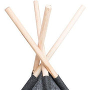 Trixie Schuilplaats Tipi Vilt Antraciet