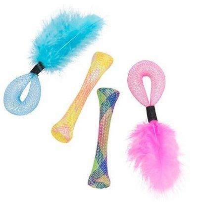 Trixie Set Tubes Met Ratel 4St Assorti