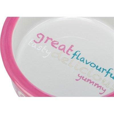 Trixie Voerbak Drinkbak Keramiek Roze / Lichtgrijs