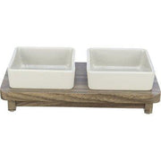 Trixie Voerbak Hond Set Citystyle Keramiek Grijs / Bruin