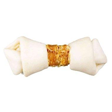 Trixie Denta Fun Knotted Chicken Chewing Bones-HOND-TRIXIE-70 GR 11 CM (404175)-Dogzoo
