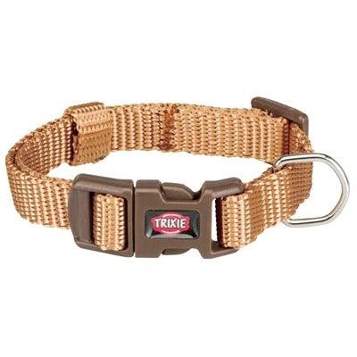 Trixie Halsband Hond Premium Karamel Beige-HOND-TRIXIE-15-25X1CM (403255)-Dogzoo