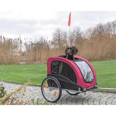 Trixie Hondenfietskar Zwart / Rood-HOND-TRIXIE-80X75X86 CM (380846)-Dogzoo