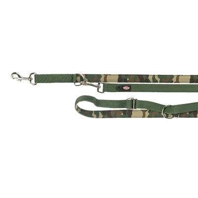 Trixie Hondenriem Premium Neopreen Verstelbaar Camouflage Groen 200X2,5 CM-HOND-TRIXIE-Dogzoo