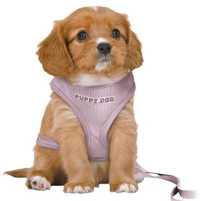 Trixie Hondentuig Junior Puppy Softtuig Met Riem Lila 36-50X1 CM / 2 MTR-HOND-TRIXIE-Dogzoo