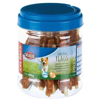 Trixie Premio Chicken Flags-HOND-TRIXIE-400 GR 4 ST (395365)-Dogzoo