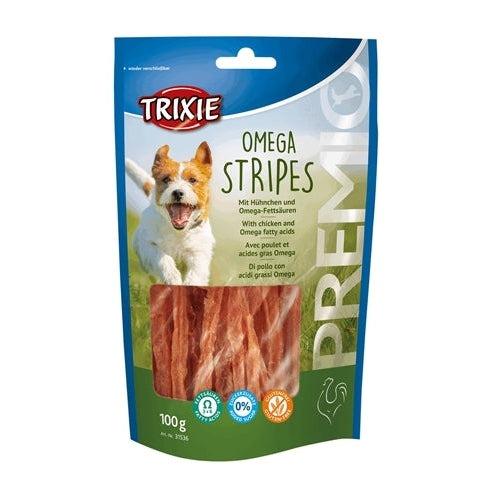 Trixie Premio Omega Stripes Kip 100 GR-HOND-TRIXIE-Dogzoo