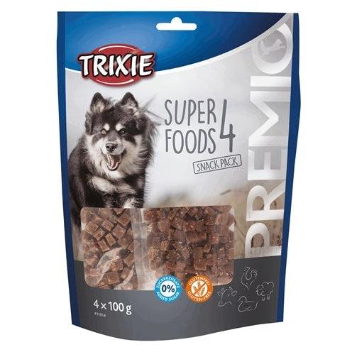 Trixie Premio Superfoods Kip / Eend / Rund / Lam 4X100 GR-HOND-TRIXIE-Dogzoo